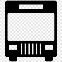 Transport, Bus, Busbahnhof, Bushaltestelle symbol