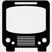 transportation, public transportation, coach, bus station icon svg