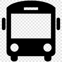 transportation, bus, transportation system, public transportation icon svg