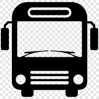 transportation, public transportation, ride, bus terminal icon svg