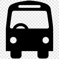 Transport, Bus, Shuttle symbol