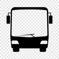 transportation, ride, journey, Bus icon svg