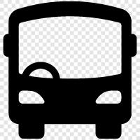 Transport, Busfahrplan, Buslinie, Bushaltestelle symbol