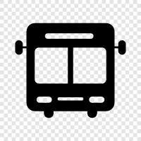 Transportation, Ride, Route, Bus icon svg