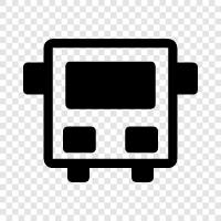 Transportation, Ride, Bus icon svg