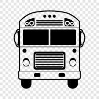 transportation, bus stop, bus route, bus schedule icon svg