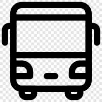 transportation, public transportation, city buses, intercity buses icon svg
