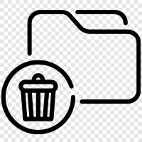 Trash Can, Garbage Can, Recycling Bin, Trash Bag icon svg