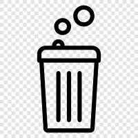 trash, garbage, dump, recycling icon svg