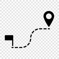 travel, location, journeys, distance icon svg