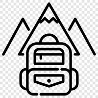 travel, hiking, camping, outdoor icon svg