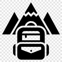 travel, hiking, camping, outdoor icon svg