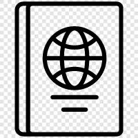 travel, visas, immigration, stamps icon svg