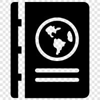 travel, visa, immigration, document icon svg