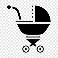 Seyahat Sistemi, Araba Koltuğu, Jogging Stroller, Swivel Wheel ikon svg