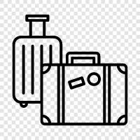 travel, suitcase, backpack, duffel bag icon svg