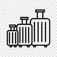 Travel, Suitcases, Duffel Bags, Backpacks icon svg