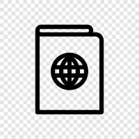 travel, visas, visa requirements, passport application icon svg