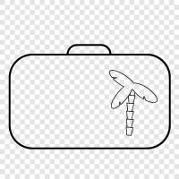 travel, luggage, carryon, bag icon svg