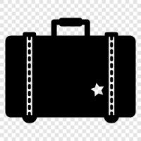 travel, suitcase, duffel bag, backpack icon svg