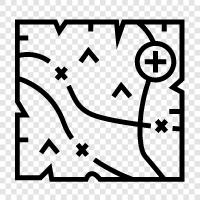 treasure hunt, map to treasure, find treasure, buried treasure icon svg