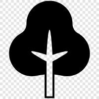 tree, forest, sapling, seedling icon svg