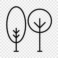 trees, flowers, animals, plants icon svg