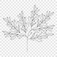 trees, flowers, wildlife, animals icon svg