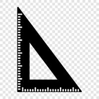 triangle, ruler, drawing, geometry icon svg