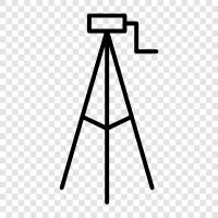 tripod, photography, photography accessories, photo studio icon svg