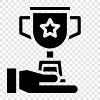 trophies, award, accolade, commendation icon svg