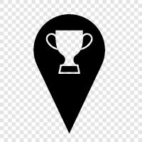 trophies, collect, earn, acquire icon svg