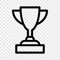 trophies, achievements, rewards, commemorative icon svg