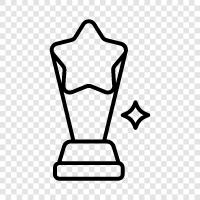 trophies, gold trophy, silver trophy, bronze trophy icon svg