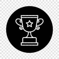 trophy, icon, award, accolade icon svg