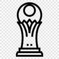 trophy, Gold, silver, bronze icon svg