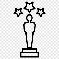 trophy, prize, commendation, commendation certificate icon svg