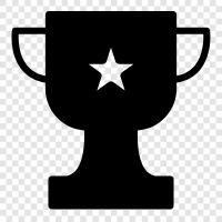 trophy, gold, silver, bronze icon svg