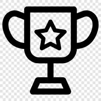 trophy, rewards, game, achievement icon svg