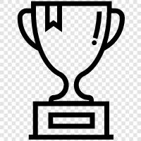 trophy, award, accolade, medal icon svg