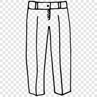 trousers, dress pants, khakis, denim icon svg