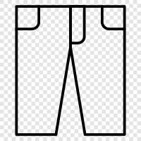 trousers, slacks, chinos, jeans icon svg