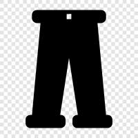 trousers, jeans, khakis, dress pants icon svg