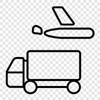 truck, cargo, transportation, trucking icon svg