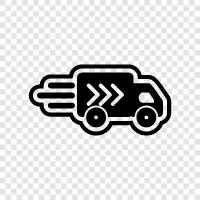 LKW, Lieferung, Fracht, Transport symbol