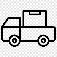 truck, transport, cargo, cargo truck icon svg