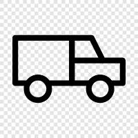 truck, trailer, transport, shipping icon svg