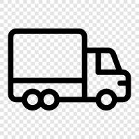 truck, delivery, freight, transportation icon svg