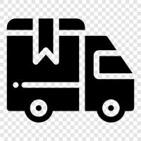 truck, delivery, logistics, transportation icon svg