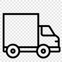 truck delivery, trucking, trucking company, delivery truck icon svg